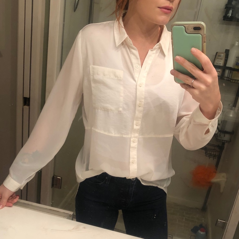 Dressy Button Down Top